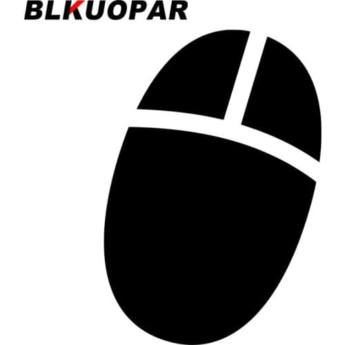 BLKUOPAR for Computer Digital Mouse Car Stickers Waterproof Decals Campervan Motocycle Helmet Vinyl Material Custom Printing