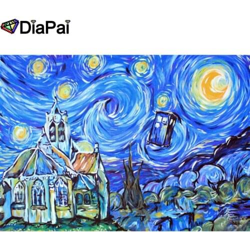 DIAPAI 5D DIY Diamond Embroidery Full Display "Abstract landscape" Diamond Painting Square/Round Rhinestones Decor Art A26144