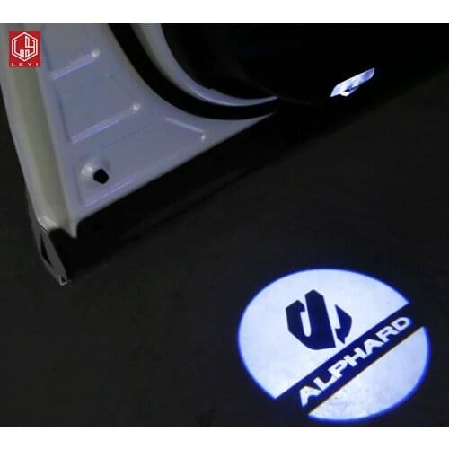 For alphard 2015 Car Door Opening Warning LED Lights Welcome Decor Lamp Strips Anti Rear-end Collision Safety auto accessories