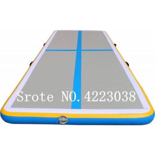 6m Long,2m width,20cm thickness Inflatable Air Track Gymnastics Inflatable Air Track Tumbling Mat Gym AirTrack For Sale