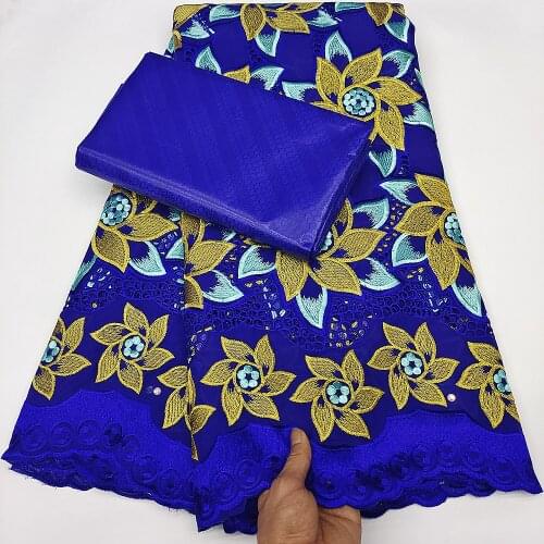 NEW Purple African Nigerian 100% Cotton Lace Fabric 2021 High Quality French Punch Net Lace Fabrics With Diamond 5 Yards A2330