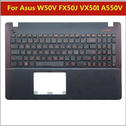 New original For Asus W50V FX50J VX50I A550V GX50JX FH5900V notebook keyboard with C shell