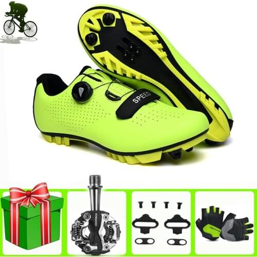 New Professional Cycling Shoes Men Sapatilha Ciclismo Mtb Mountain Bike Self-Locking Outdoor Athletic Bicycle Racing Bicicleta
