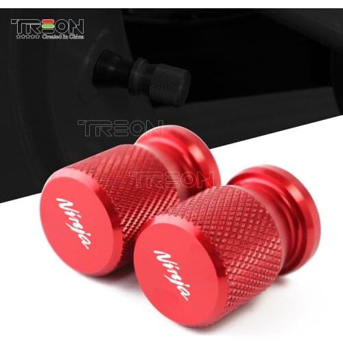 Pcr For KAWASAKI NINJA All Years Motorcycle Accessories Wheel Tire Valve Stem Caps CNC Aluminum Airtight Covers 1 Pair