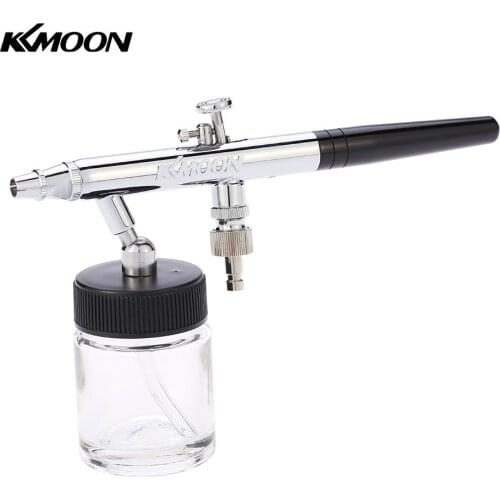 0.35mm Spray Gun Airbrush Kit Siphon Feed Dual Action Air Brush spray paint gun for Temporary Tattoo Manicure Cake Art Painting