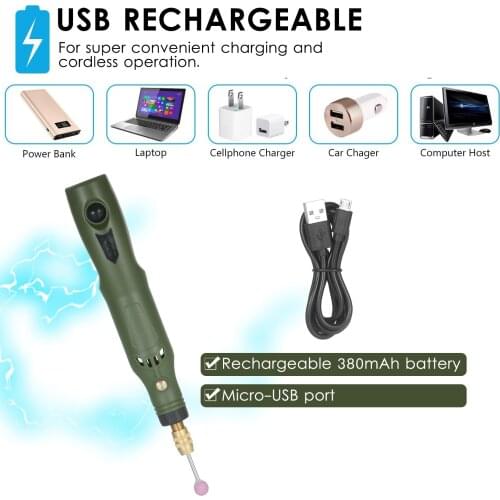 Portable Power Rotary Tool Kit Mini Electric Grinder Tool 18000RPM Polishing Tool with Attachments for Wood Carving Jewelry