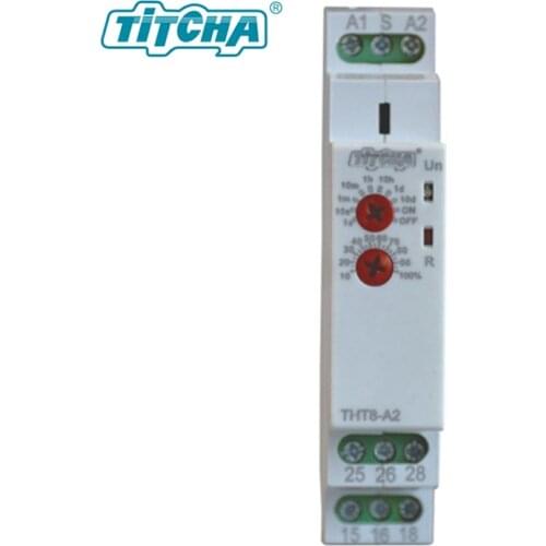 TITCHA THT8-A/B Delay on Delay off Timer Relay Electronic Type 16A AC230V OR AC/DC12-240V with CE CB ROHS Certificate