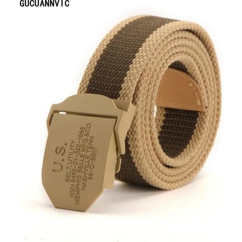 NEW men belts Hot Tactical Military Waistband Canvas Belt Automatic tactical army belts knitted casual Fashion for jeans