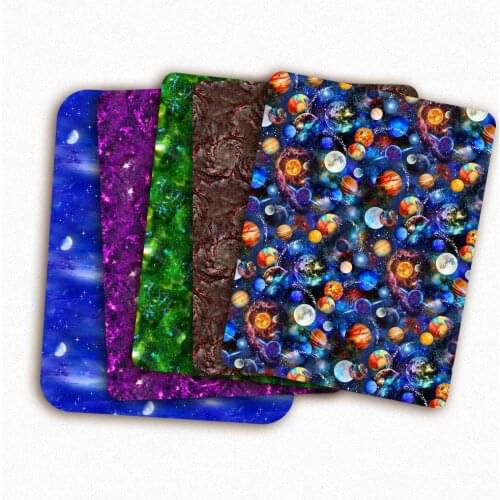 Starry Sky Series Polyester Cotton Fabric Patchwork For Tissue Sewing Doll Quilting Fabric Needlework Material Home Textile