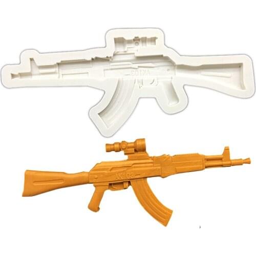 Gun Silicone Sugarcraft Mold Cupcake Chocolate Baking Mold Fondant Cake Decorating Tools