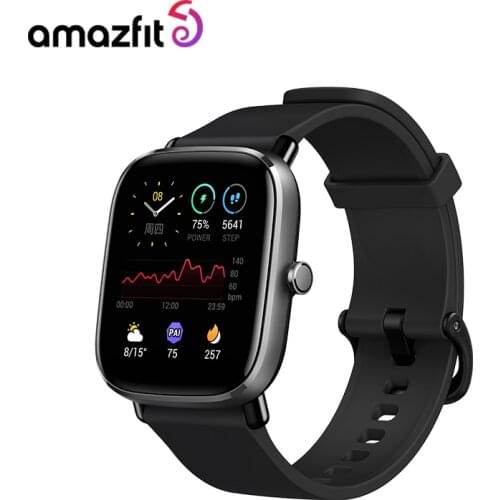 Original Amazfit GTS 2 Mini Smartwatch 70 Sports Modes Sleep Monitoring GPS AMOLED Display SmartWatch For Android For iOS