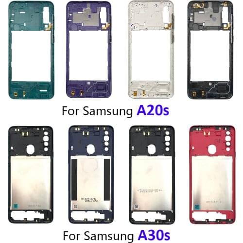 Replacement For Samsung Galaxy A20S A30S A50S A70 Middle Frame Housing Case For Samsung A20 A30 A50 Middle Frame Middle Plate