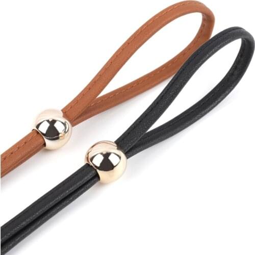 Fashion New Women Detachable PU Leather Bag Strap Ladies Bucket Bags Drawstring Bunches Backpack Beam Pocket Accessories Handle