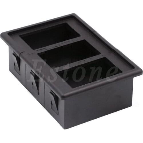T3ED 3 Rocker Switch Clip Panel Assembly Patrol Holder Housing For ARB Carling Type