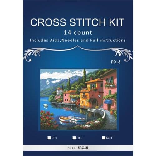 Top Quality Lovely Counted Cross Stitch Kit P013 Dimensions 35285 river village Similar dmc threads