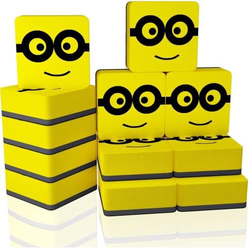 12pcs Dry Erase Erasers Magnetic Whiteboard Eraser for White Board Dry Eraser for Home Office School Classroom Chalkboard Eraser