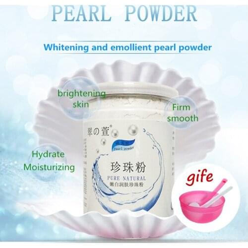 2pcs Hot Sale 300g Pure Pearl Powder 15 Minutes Remove Spots and Acne Black Heads Whitening Skin Skin Care