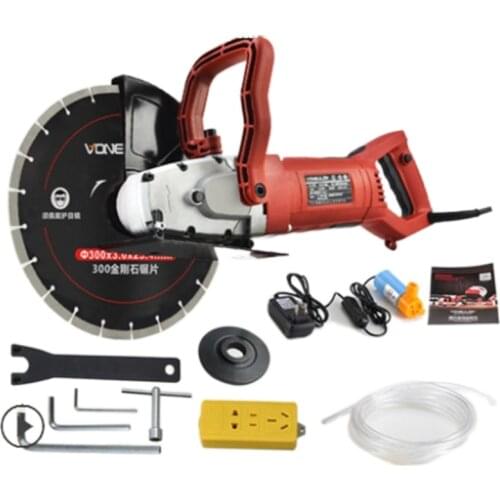 220V 5.8KW Road Cutting Machine Cutting Depth 110mm Electric Wall Chaser Groove Cutting Steel Concrete Cutting Machine