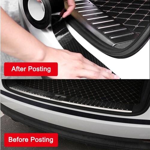5cm Car Door Sill Cover Shreshold Guard Bumper Trunk Anti-Scratch Sticker Auto Step Protective Strip DIY Anti-CollIsion Decal