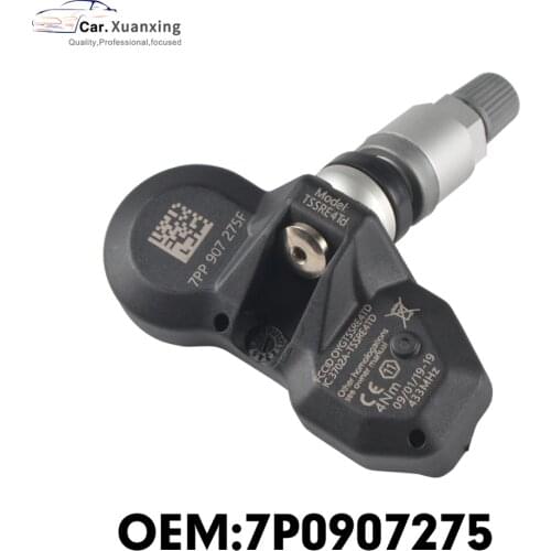 7PP0907275 Tire Pressure Sensor Monitoring System TPMS 433MHz For Volkswagen Touareg Audi Q7 A6 A7 Bentley Continental 911