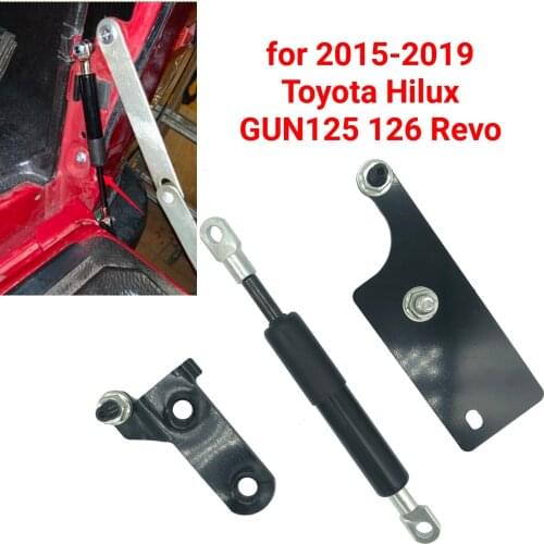 Car Rear Tailgate Slow Down Support Rod Lift Strut Bar Gas Shock Damper For Toyota Hilux GUN125 Revo 2015 2016 2017 2018 2019