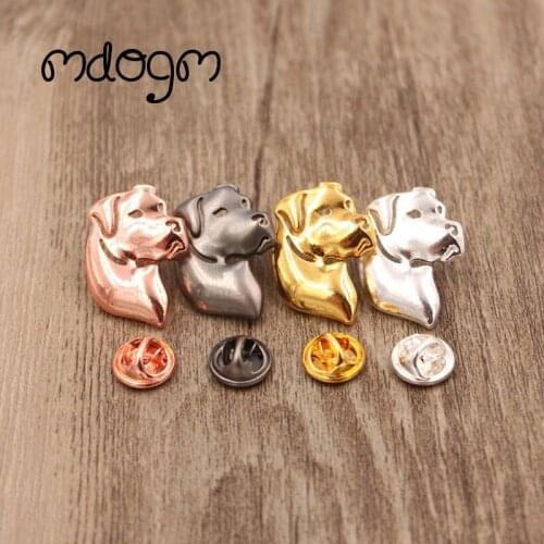 Mdogm Dogo Argentian Brooches And Pins Suit Cute Jewelry Funny Metal Small Father Party Collar Badges For Male Men B122