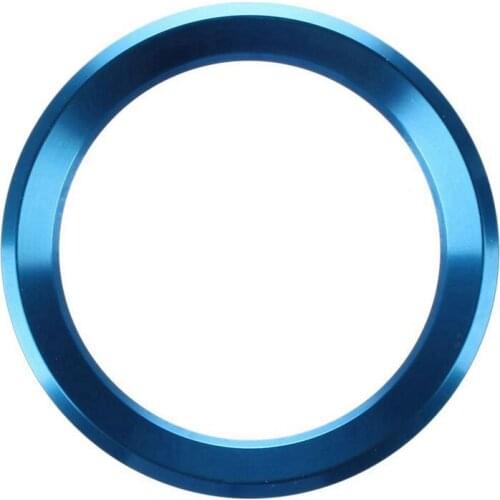 For BMW E34 E30 E60 E36 E39 E46 E30 E60 E90 E92 F10 F30 F25 Ca Steering Wheel Circle Covers Interior Car Accessories Blue