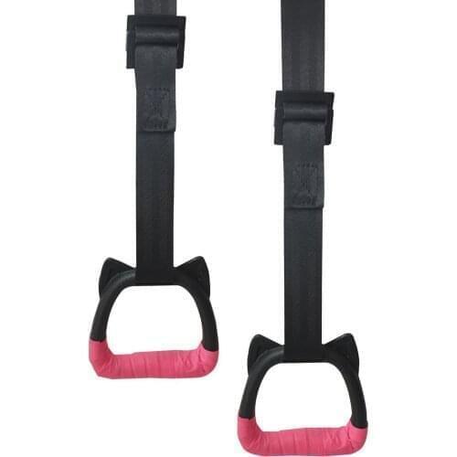 Childrens Rings Fitness Home Horizontal Bar Horizontal Bar On The Door Gymnastics Rings Non-Slip Bear Exercise Rings For Kids