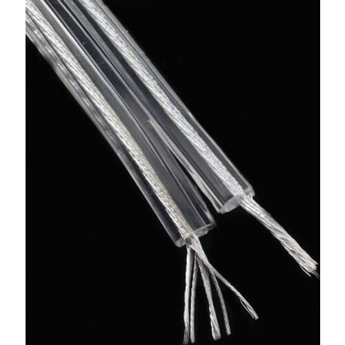 Hifi 7N OCC Silver Plated signal Line Bulk Cable for AMP DVD CD Audio Signal Line Cable