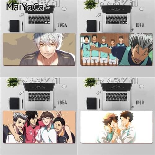 Maiyaca Haikyuu Bokuto Customized MousePads Computer Laptop Anime Mouse Mat Free Shipping Large Mouse Pad Keyboards Mat