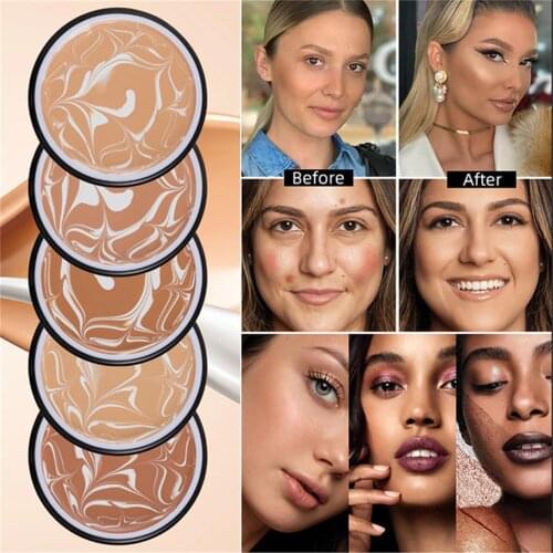 Face Full Cover Concealer Foundation Matte Long-lasting Oil Control Concealer Foundation Cream Fashion Women Makeup Beauty Tool