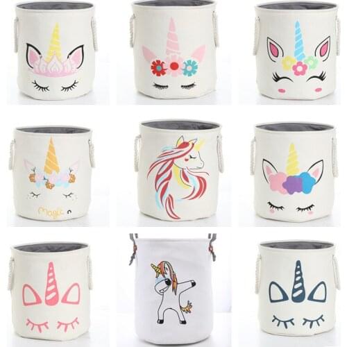 EVA Storage Basket Double-Layer Thicken Fabric Foldable Laundry Basket Toy Bask Waterproof Organizer Home Sundries Barrel