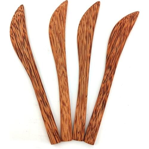 Natural Log Butter Knife Butter Knife Mask Wooden Knife Eco-friendly Cheese Knife Smear Baking Utensils Tableware