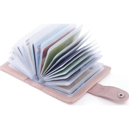 24Bit Slots Large Capacity New Business Cards Bags Women Men Anti-Magnetic Packs Bank ID Holders Card Holder Sets Free Shipping