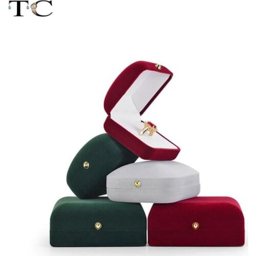 New Trinket Box Ring Gift Packaging Box Necklace Earring Holder Jewelry Display and Packaging Jewelry Store Wrap Case