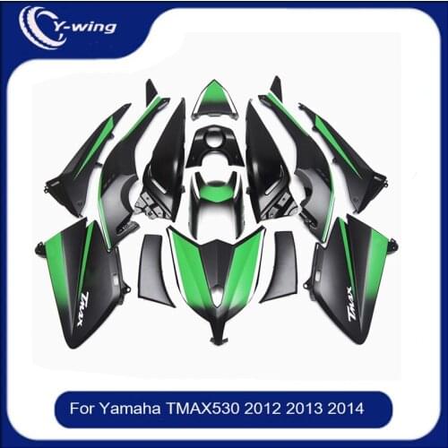 For Yamaha TMAX530 motorcycle body matt green 2012 2013 2014 Engine cover T-max TMAX 530 injection fairing kit