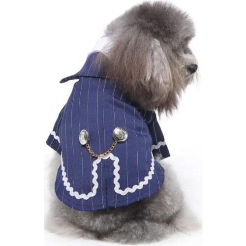 A Bow Tie Pet Dogs Costume Gentleman Suit Formal Party Wedding Coat Jacket Clothes For Dog Groom wedding Party Clothes