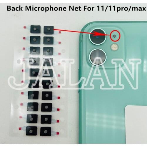 Back Microphone Net for IP 11 11Pro Pro MAX Anti Dust Mesh Intsall Near Big Rear Camera Damaged Back Cover Microphone Repair