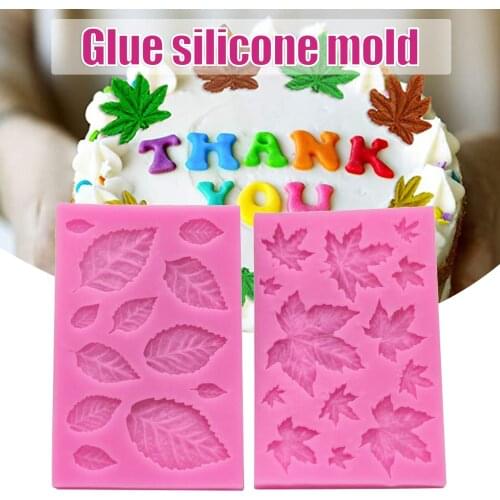 Silicone Leaf Mold Durable Washable Easy Operation Washable Cake Accessory for Kitchen SCIE999