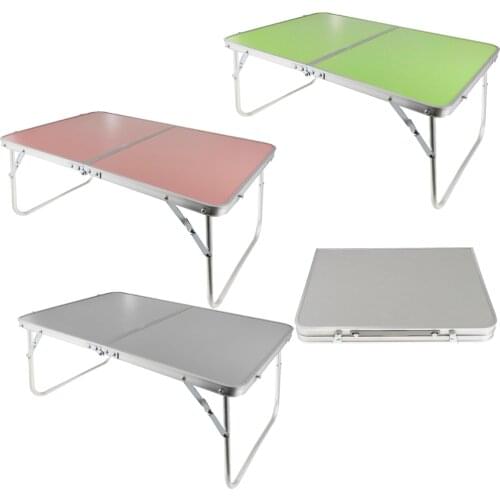 Aluminum Alloy Foldable Table Bedroom Bed Desk Laptop Support Outdoor Camping Picnic Table