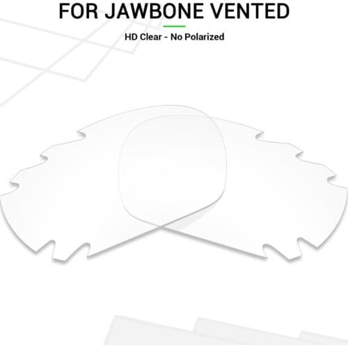 Mryok Replacement Lenses for Oakley Jawbone Vented Sunglasses HD Clear