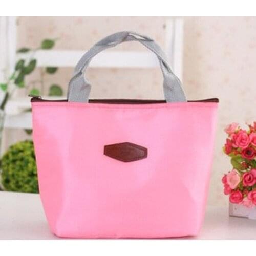 Lunch Box Bag Waterproof Thermal Bag Oxford Fabric Portable Thermal Insulated Picnic Food Box Women Tote kitchen Organizer Bag