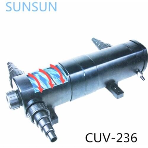 SUNSUN CUV-236 Fish pond ecological filter system accessories, ultraviolet germicidal lamp, UVC lamp.Outside filter fittings