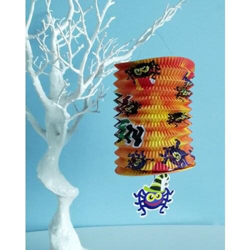 Halloween Lights Outdoor Paper Lampion Decoration 1Pc Pumpkin Spider Bat Lantern Decoration Home Party DIY Gift Favor Decoration