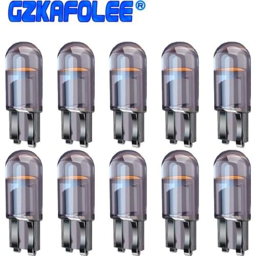 10PCS W5W t10 led light 168194 Interior Map Dome Light Parking Light Auto Signal Lamp led 194 168 W5W T10 Lamp CANBUS No error