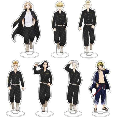 Japan Anime Tokyo Revengers Acrylic Stands Manjiro Ken Takemichi Hinata Atsushi Figure Cosplay Model Plate Fans Gift Collection