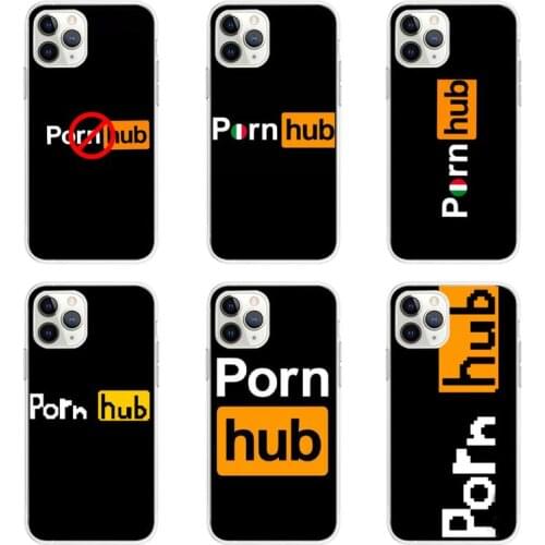 YNDFCNB Diy porn-hub Phone Case Soft Transparent TPU Phone Case for iPhone 6 6s plus 7 8 plus xr xs max 11 12pro max 12mini