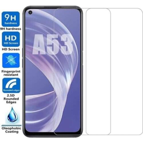9H SmartPhone Tempered Glass For Oppo A53 A 53 5G Safety Screen Protector on oppo a53 4g Explosion Proof Protective Glass