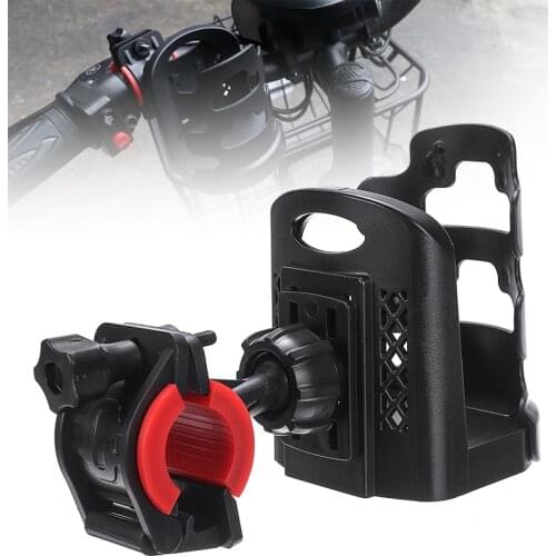 1pc Motorcycle Bicycle Bottle Cage Handlebar Rack Holder Plastic Adjustable Bike Drink Cup Bottle Stand Bracket Rack Cycling