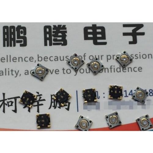 10PCS/lot Original French C&k KMX213G miniature tact switch 4*4*0.6 thin film button patch 4 feet